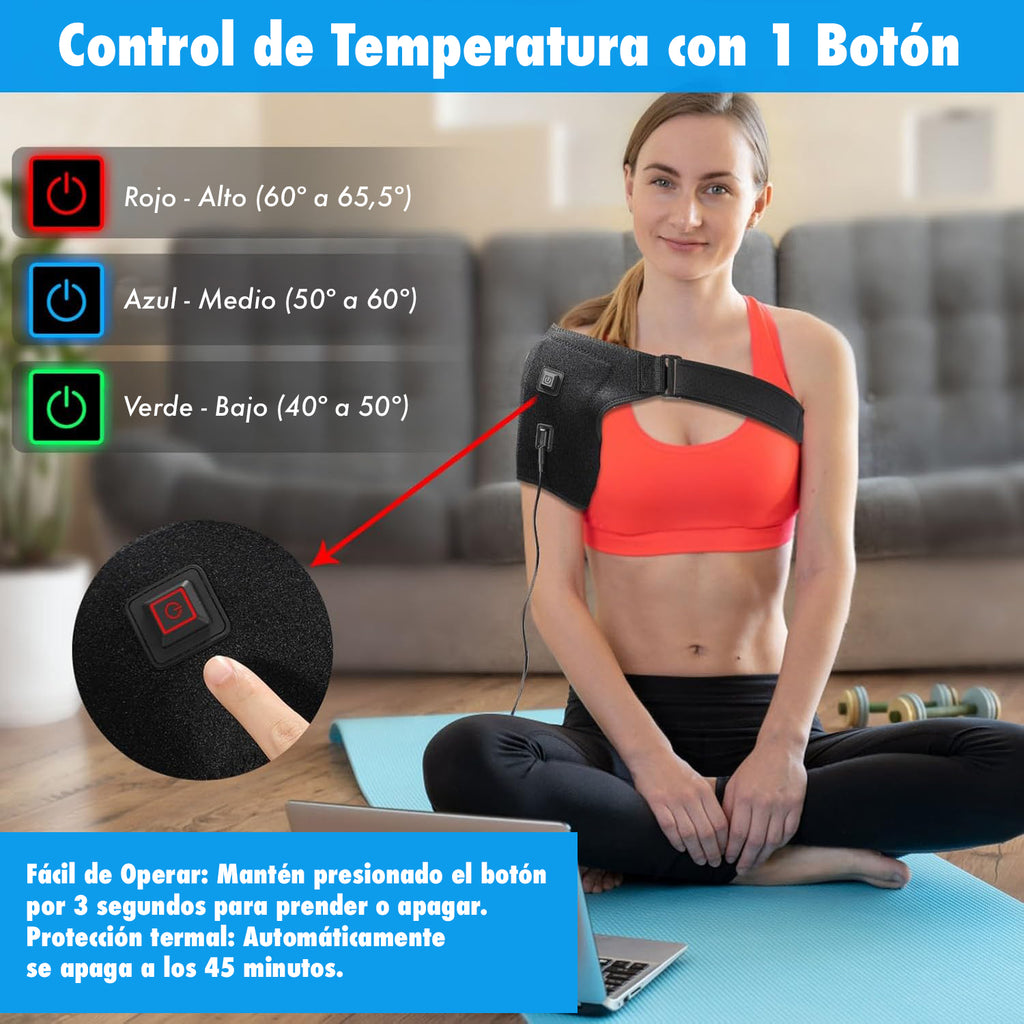 Hombrera Térmica Ortopédica Anti Dolor y Tensión Muscular